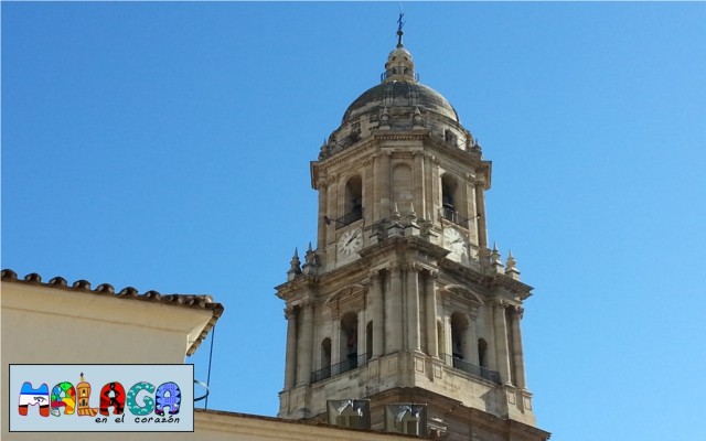 La Catedral de Málaga desde el Palacio del Obispo