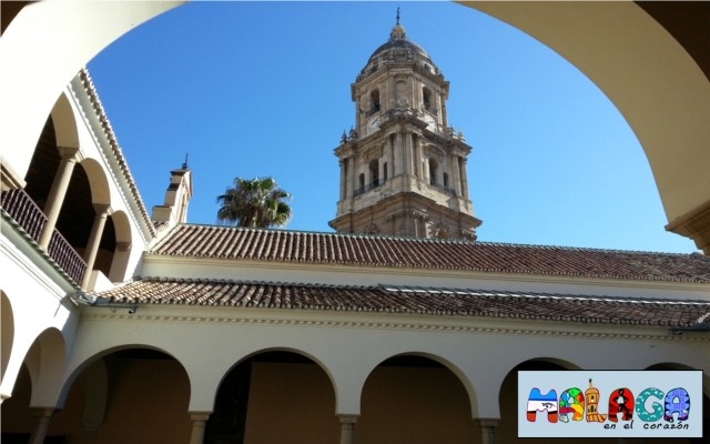 La Catedral de Málaga desde el Palacio del Obispo