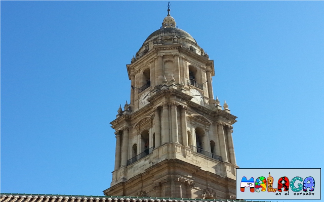 La Catedral de Málaga desde el Palacio del Obispo