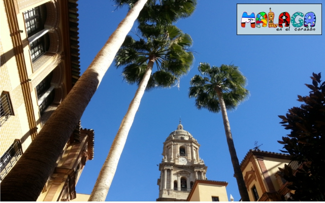 La Catedral de Málaga desde el Palacio del Obispo