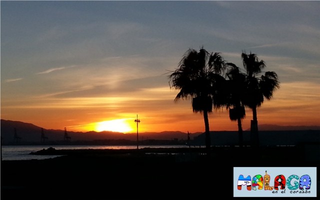 Atardecer desde Pedregalejo