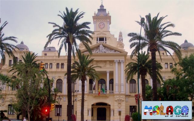 Fachada Principal, Ayuntamiento de MÃ¡laga
